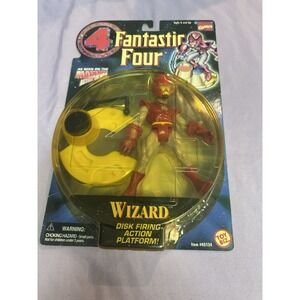 Toy Biz Marvel Fantastic Four Wizard with Disk Firing Action Platform
